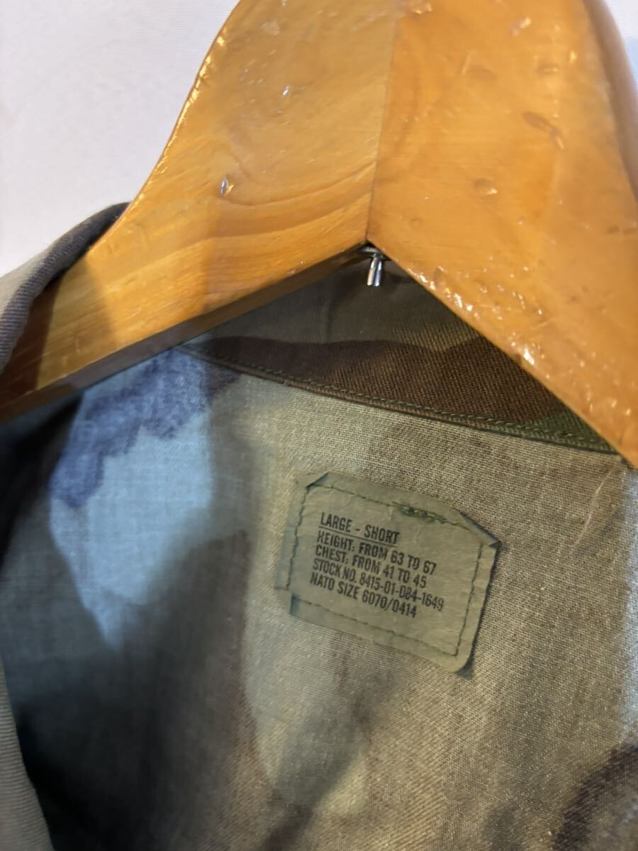 ミリタリージャケット ウッドランド ARMY 米軍実物 アウトドア カモ柄 迷彩 サイズL ビックサイズ アメリカ古着の画像2