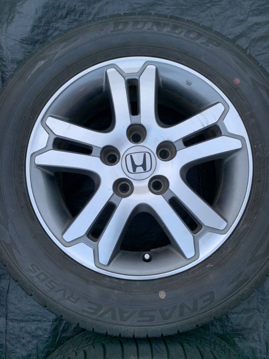 215/60R16 DUNLOP/ENASAVE 2019年製 ホンダ 純正アルミホイールセット 16×6J+50 PCD114.3/5H ダンロップ/エナセーブの画像5