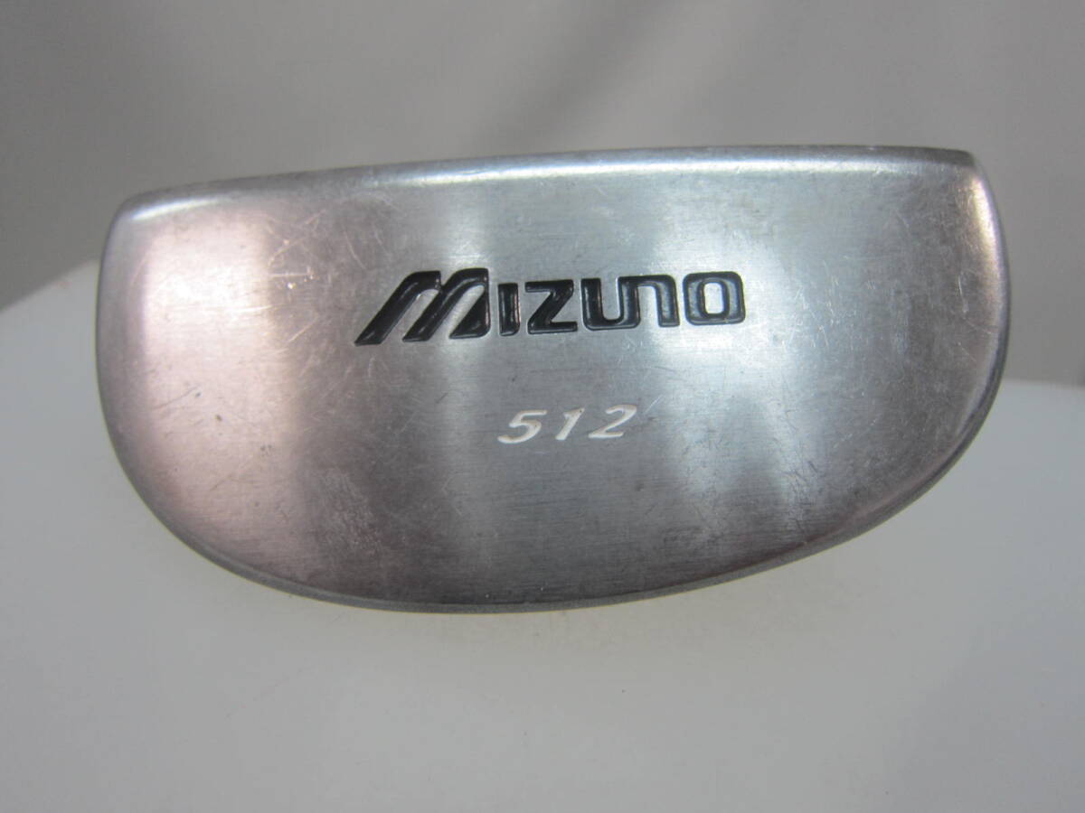 ★90）　パター・ミズノ「MIZUNO/512」　サイズ約）87.3㎝【34インチ】/約500g　※使用感現状品■120_画像1