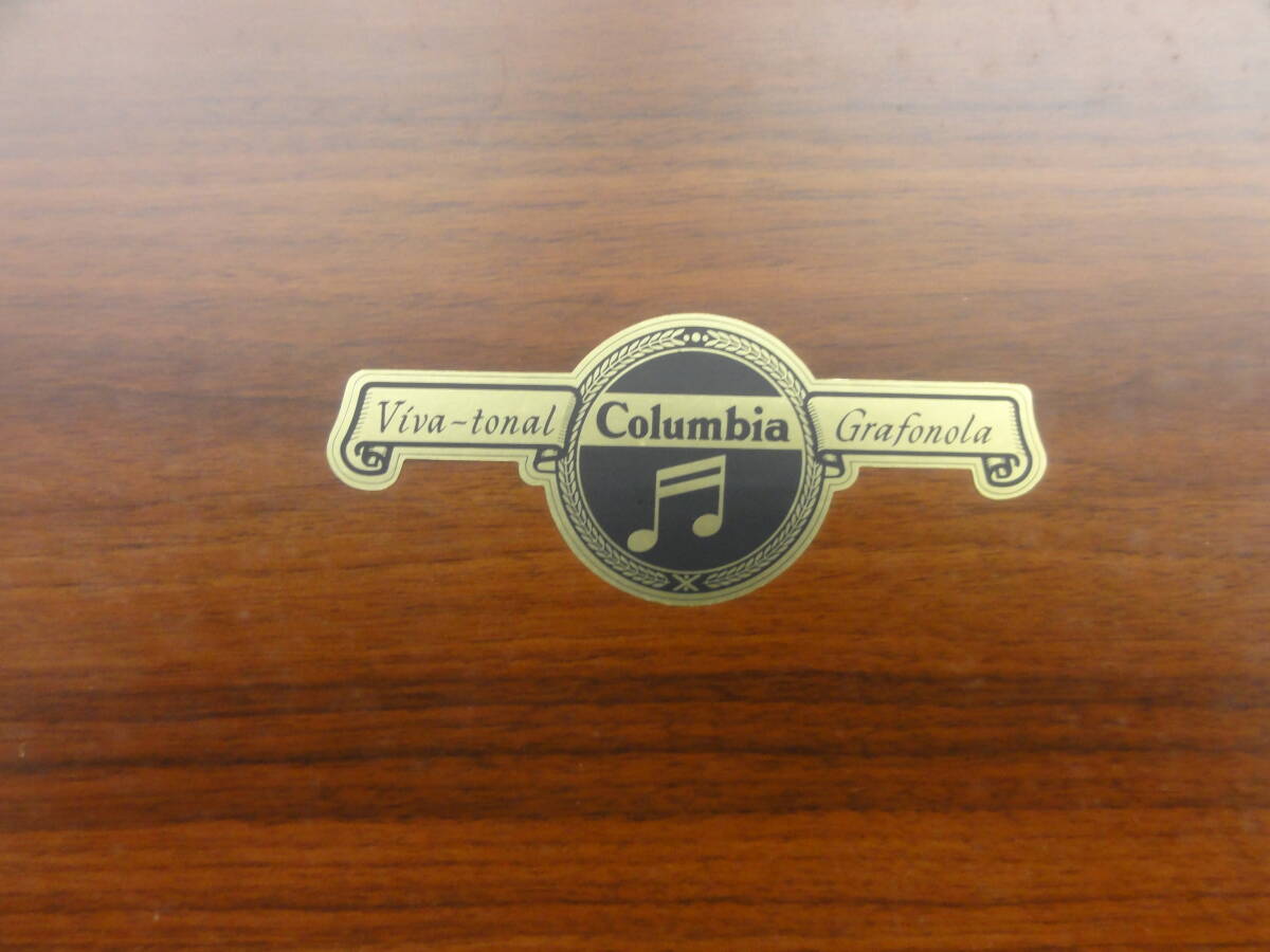 ♪COLUMBIA コロンビア 卓上型ステレオシステム GP-28 レコード ラジオ CD カセット 通電確認 ※ジャンク品 ■１２０の画像10