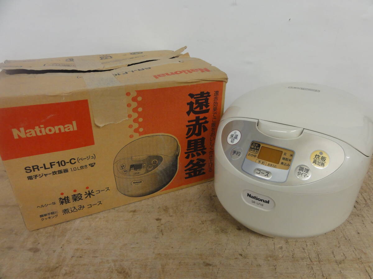 ♪Panasonic パナソニック 電子ジャー炊飯器 5.5合炊き SR-LF10 2008年製 炊飯・保温確認 ※現状品 ■１００の画像1