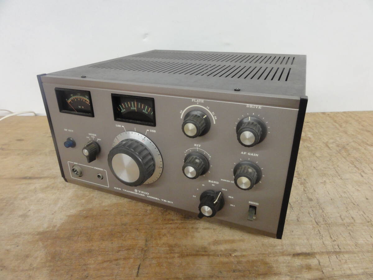 !TRIO vacuum tube SSB transceiver TS-311 power supply don`t enter * junk #100