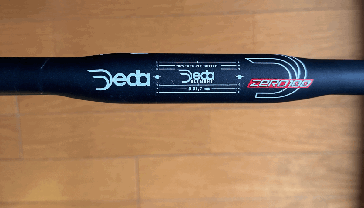 デダ Deda ZERO100 アルミ ドロップハンドル エンドC-C400mm Φ31.7 中古_画像4