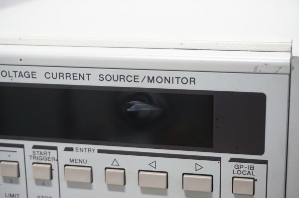 [SK][D4040314] ADCMT 6244 DV VOLTAGE CURRENT SOURCE/MONITOR ボルテージカレントソースモニター 取扱説明書付き_画像4