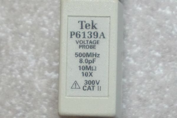 [SK] [C4031960] Tektronix テクトロニクス P6139A 500MHz 8.pF 10MΩ 10× プローブ