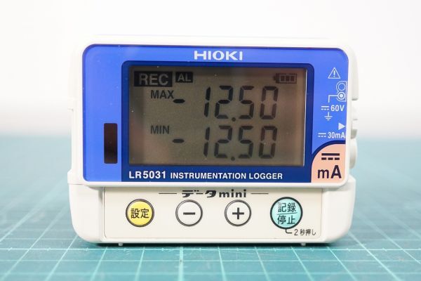 [NZ][C4034960] HIOKI 日置 LR5031 計装ロガー 直流電流 1ch 専用ケーブル、取扱説明書付き_画像5