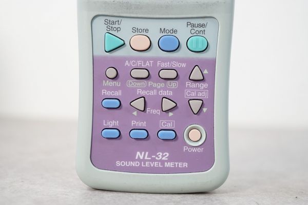 [NZ][C4025380] RION リオン NL-32 SOUND LEVEL METER 騒音計 サウンドレベルメーター 元ケース付きの画像3
