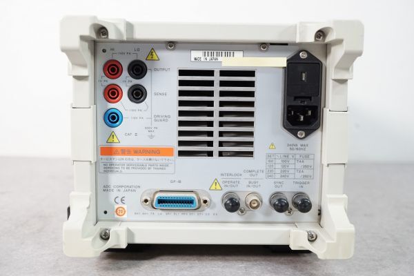 [NZ][D4040414] ADCMT エーディーシー 6243 DC VOLTAGE CURRENT SOURCE/MONITOR 直流電圧 電流源/モニター 電流発生器 取扱説明書付きの画像8