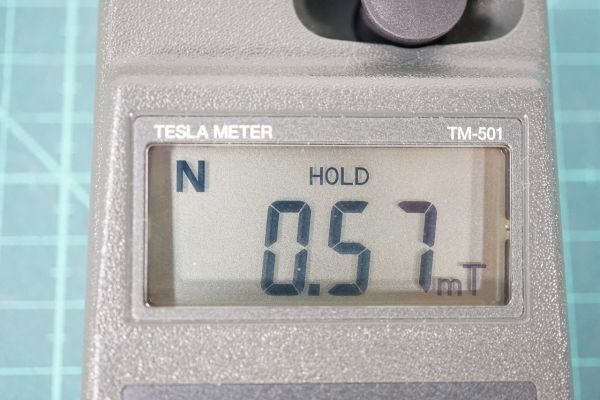 [NZ][T225160] KANETEC カネテック TESLA METER テスラメーター TM-501 磁束密度計 ケース等付きの画像6