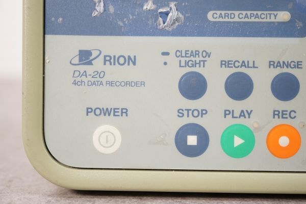 [NZ][C4029560] RION リオン DA-20 4chデータレコーダ DATA RECORDER