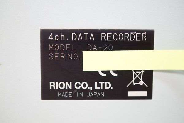 [NZ][C4029560] RION リオン DA-20 4chデータレコーダ DATA RECORDERの画像9