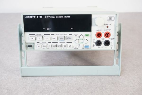 [QS][D4040210] ADCMT エーディーシー 6146 DC Voltage Current Source 直流電圧 電流発生器 取扱説明書付きの画像3