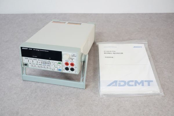 [QS][D4040210] ADCMT エーディーシー 6146 DC Voltage Current Source 直流電圧 電流発生器 取扱説明書付きの画像1