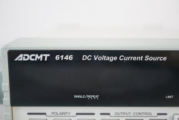 [QS][D4040210] ADCMT エーディーシー 6146 DC Voltage Current Source 直流電圧 電流発生器 取扱説明書付きの画像9