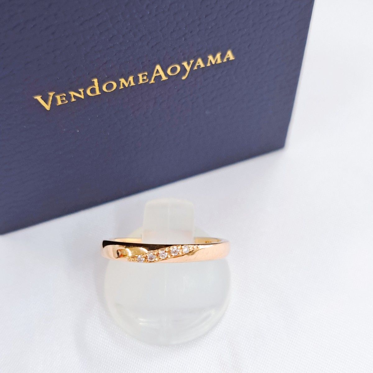 ヴァンドーム青山 VENDOME AOYAMA リング ダイヤモンド K10 PG ヴァンドーム青山 VENDOME AOYAMA リング ダイヤモンド K10 PG