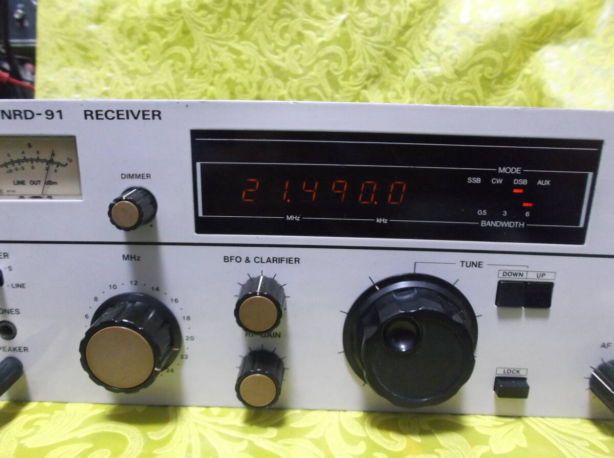 ＪＲＣ 日本無線 プロ用受信機 ＮＲＤ－９１ ＯＭが修理した動作品の画像2