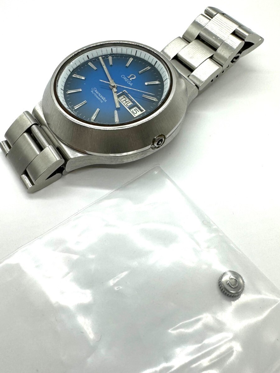 腕時計 OMEGA Seamaster シーマスター 166.0216.2 cal.1020ブルーグラデーション デイデイト メンズ_画像7