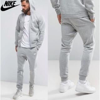  regular goods [ sweat ZIP Parker + jogger pants ] Nike L size gray 