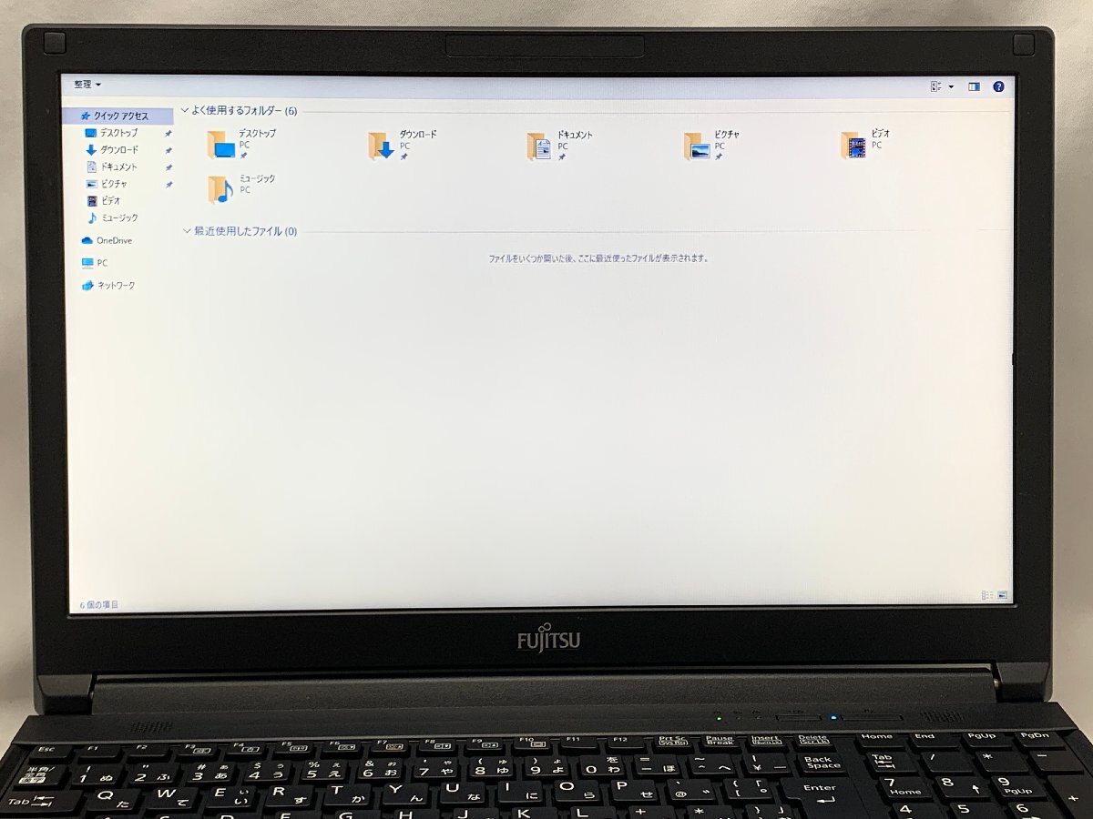 １円スタート！！ FUJITSU LIFEBOOK A5510/D [Intel Celeron-5205U] [Nwi]_若干の色ムラ