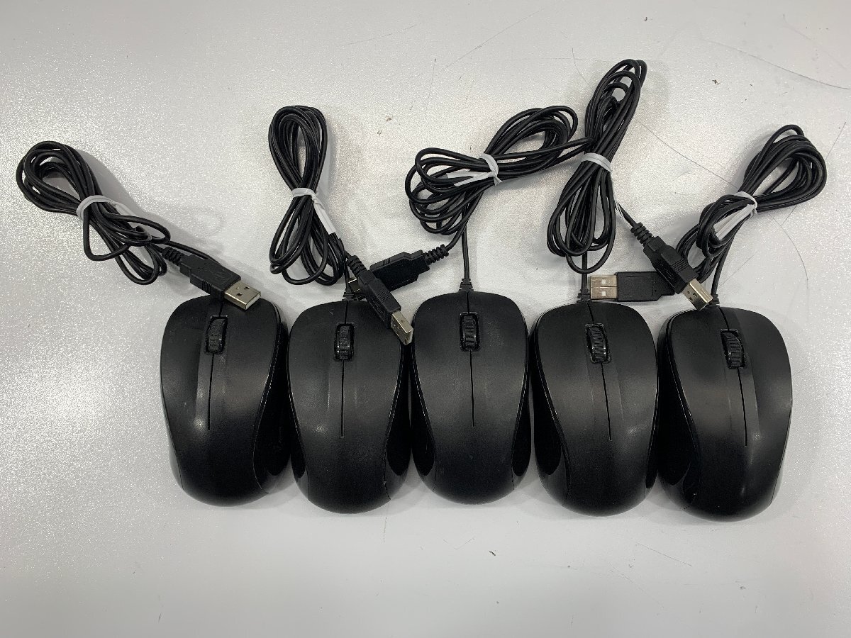 １円スタート！！【未検査品】ELECOM USB mouse 5個セット [Etc]の画像1