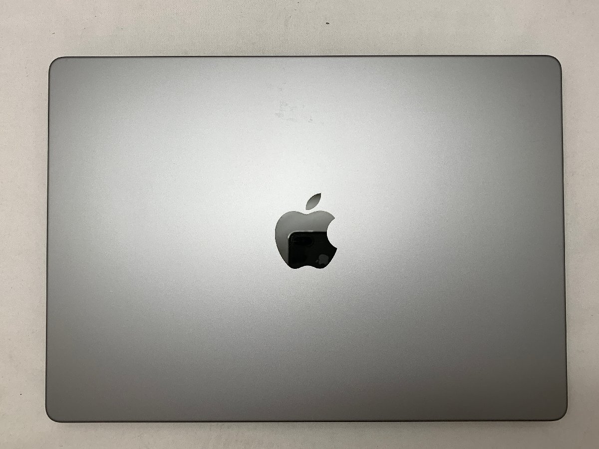１円スタート！！《M1Pro搭載》 Apple MacBook Pro A2442 (14-inch , 2021) USキーボード スペースグレイ [Nmc]_キズ