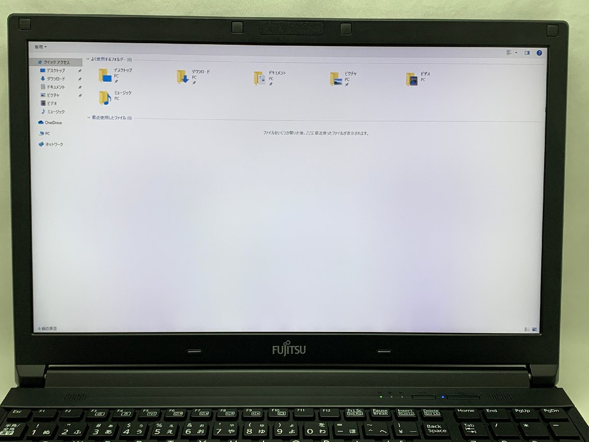 １円スタート！！ FUJITSU LIFEBOOK A577/R [Intel Core i5-7300U] [Nwi]_若干の色ムラ