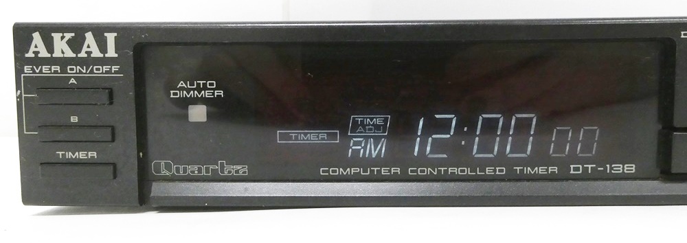 02 00-000000-00 [Y] AKAI Akai DT-138 audio timer computer control timer asahi 00
