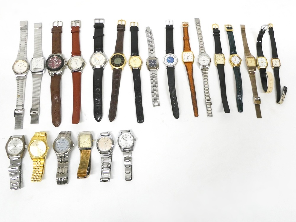 02 69-593713-17 [Y] SEIKO セイコー CASIO カシオ swatch スウォッチ ORIENT VINCENT JEMIS 他 クオーツ 腕時計 まとめ セット 旭69の画像1