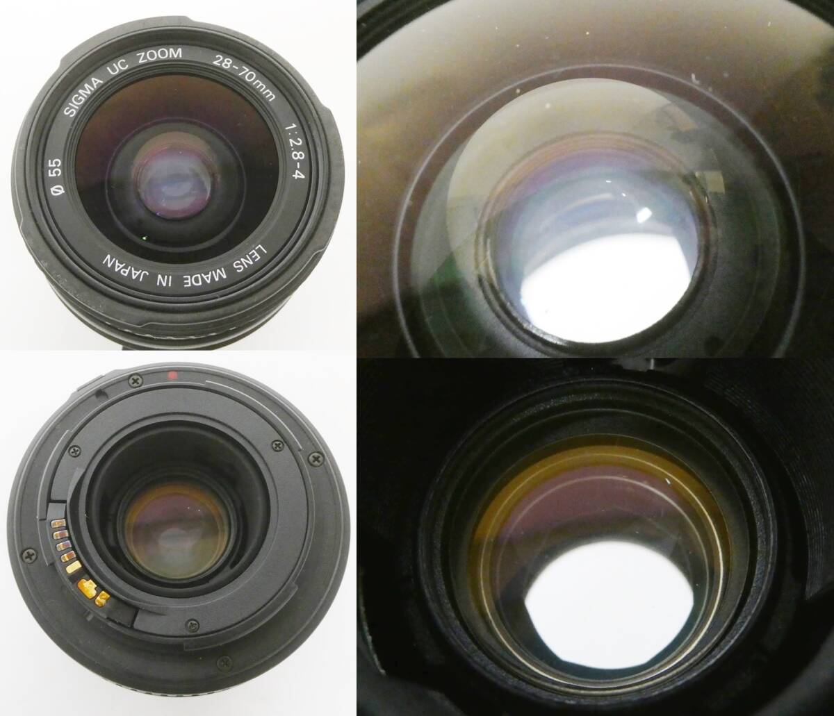 02 68-593471-15 [Y] Nikon ニコン D3000 カメラ レンズ Nikon DX AF-S 18-55mm 1:3.5-5.6G SIGMA 28-70mm 1:2.8-4 セット 旭68の画像10