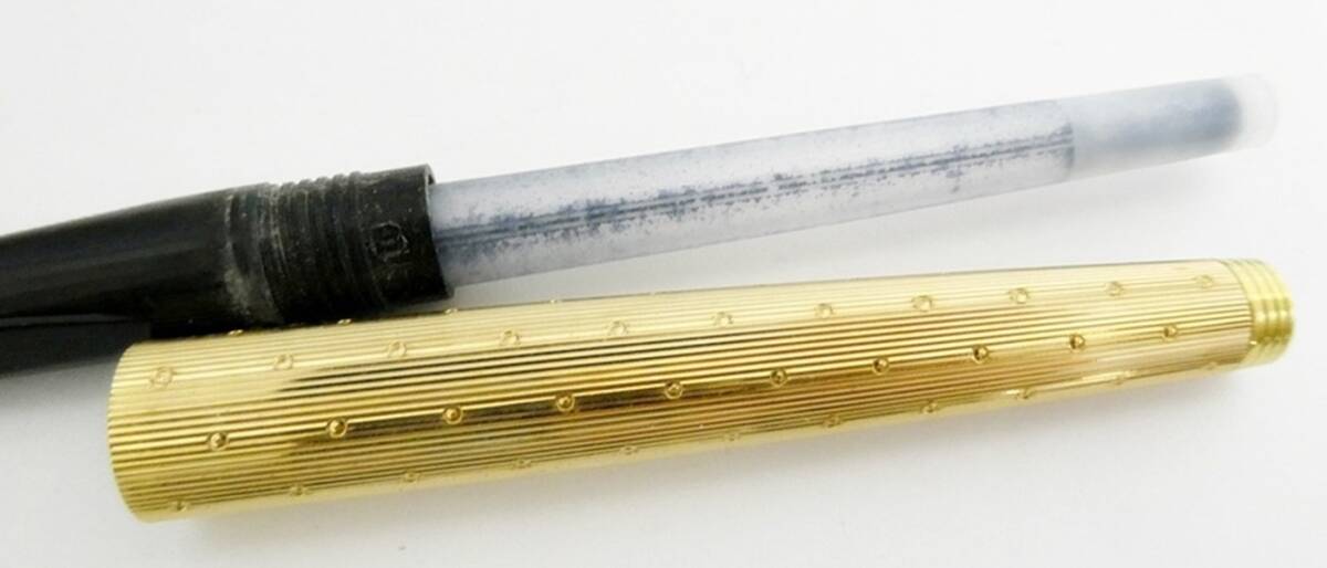 16 39-594133-23 [Y] 万年筆 パーカー PARKER ペン先 585 ゴールド系 / CLIP SUPERIOR SPECIAL IRIDIUM PEN 極太 計2点まとめて 福39_画像5