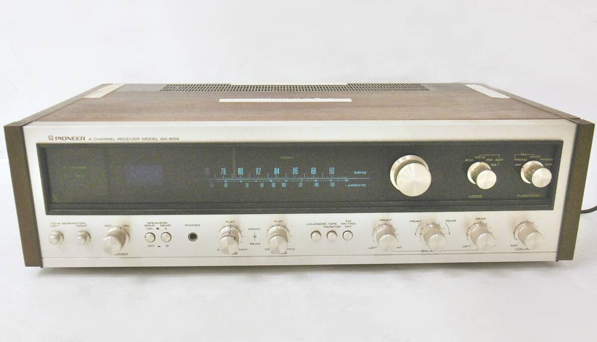 17 45-593709-17 [S] パイオニア Pioneer QX-604 4チャンネル レシーバー アンプ オーディオ機器 鹿45の画像1