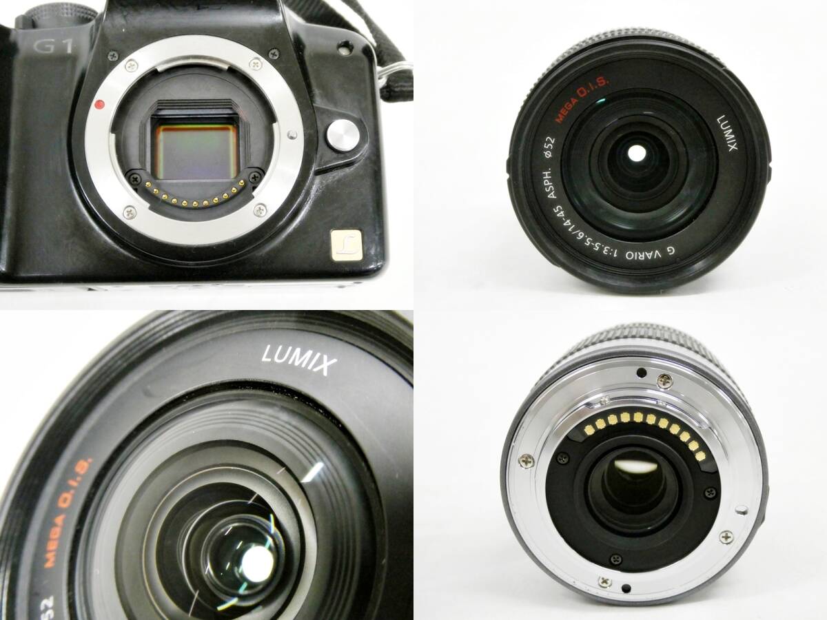 16 45-592944-06 [Y] Panasonic パナソニック LUMIX G1 DMC-G1 ミラーレス 一眼レフカメラ 1:3.5-5.6/14-45 バッテリー×1 充電器付 鹿45_画像9