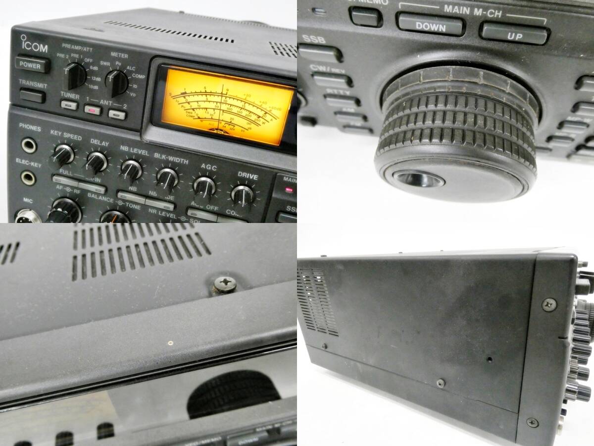 16 38-593891-19 * [Y] ICOM Icom IC-775DXⅡ/200 HF приемопередатчик рация код с коробкой электризация подтверждено удача 38