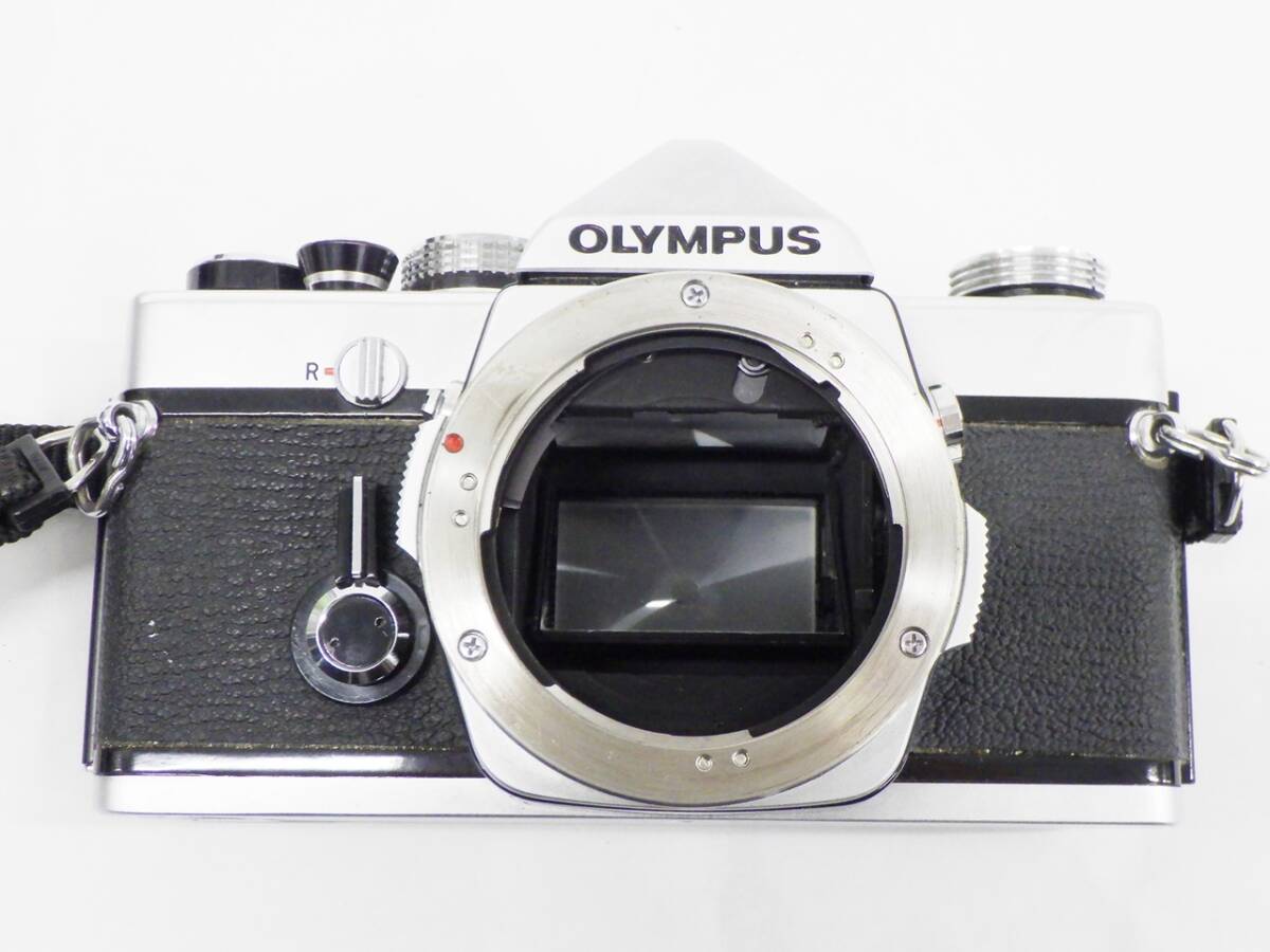 01 15-594215-24 [Y] オリンパス PLYMPUS OM-1 フィルムカメラ F.ZUIKO AUTO-S 1:1.8 f=50mm レンズ ケース付き 札15の画像5