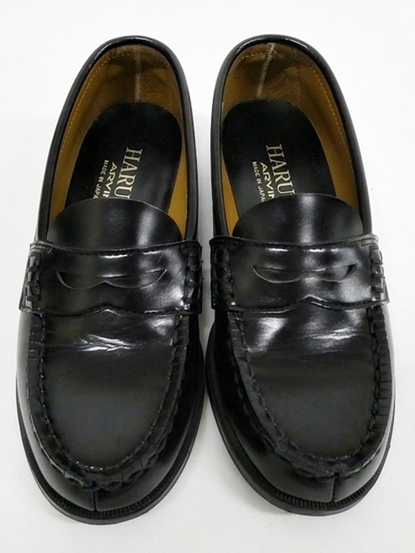 16 00-000000-00 [Y] Hal taHARUTA ARVIN Loafer 22cm EE lady's Junior? black black group luck 00