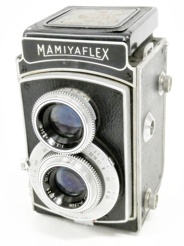 16 38-592657-03 [Y] MAMIYA マミヤ MAMIYAFLEX マミヤフレックス 二眼レフ フィルムカメラ レンズ SEKOR 1:3.5 F=7.5cm 福38_画像1