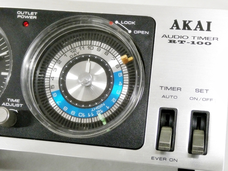 16 38-593390-12 [Y] AKAI アカイ 赤井電機 RT-100 AUDIO TIMER オーディオタイマー 福38_画像3