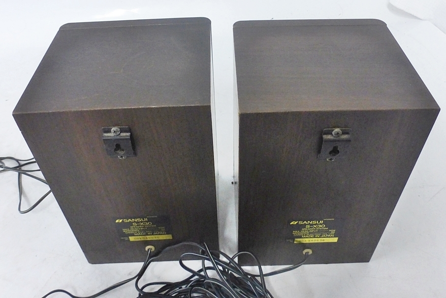 10 00-000000-99 [Y] サンスイ SANSUI S-X30 2WAY スピーカー システム 山水 ペア セット オーディオ機器 名00の画像10