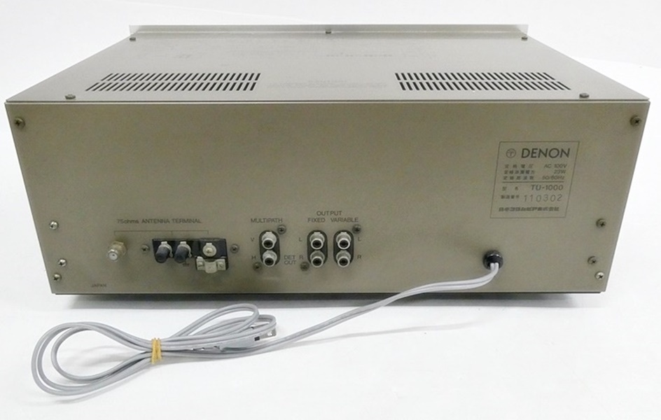 16 38-594059-22 ★ [Y] デノン DENON TU-1000 FMステレオチューナー オーディオ 音響 福38の画像8