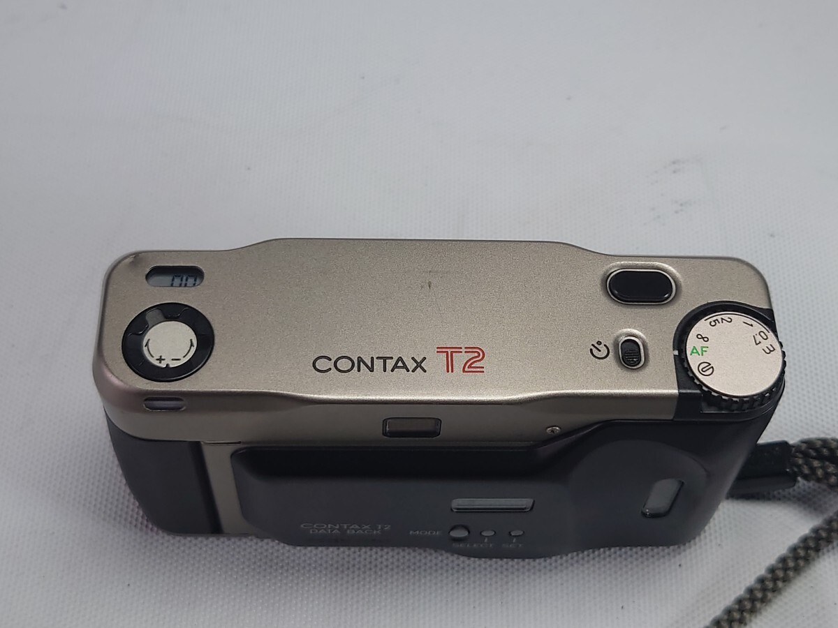 CONTAX T2 コンパクトカメラ データバック ノーマルバック セット コンタックス 動作OKです_画像4