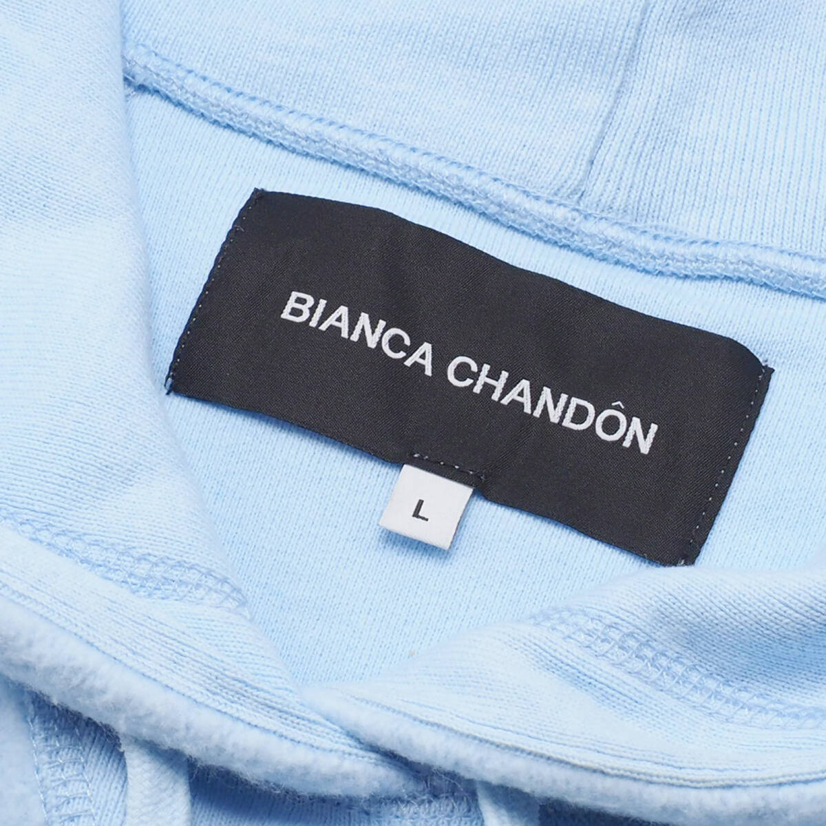 Bianca Chandon - Reverse Fleece Pullover Hood 青L ビアンカ シャンドン - リバース フリース プルオーバー フード 2017SS の画像3