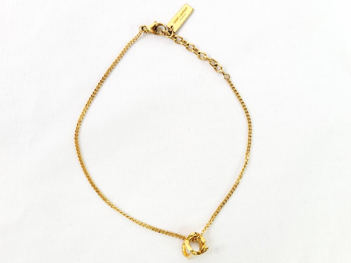 【国内即発】Saint Laurent オピウム ツイストブレスレット ロゴ SAINT LAURENT サンローラン オピウムモノグラムツイスト YSL