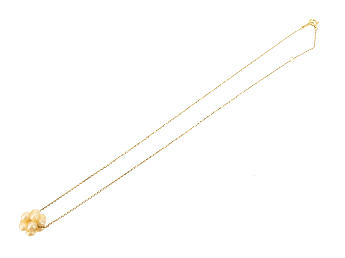 1円スタート 美品【TASAKI タサキ】 パール ネックレス ペンダントトップ K18 ゴールド アクセサリー 装飾小物 レディース 2.54gの画像3