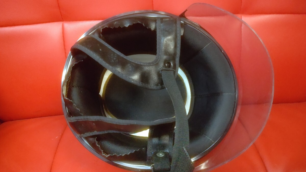 MACH ハーフヘルメット 半ヘル ヘルメット 当時 ビンテージ A-1 レトロ SHOEI アライ マルシン クノー _画像5
