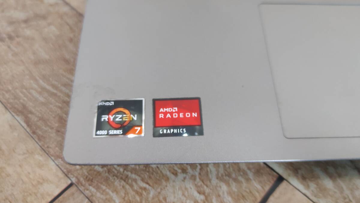 ThinkBook 15 Gen 2 Ryzen 7 8GBメモリ SSD 256 BIOS確認 ジャンク_画像5