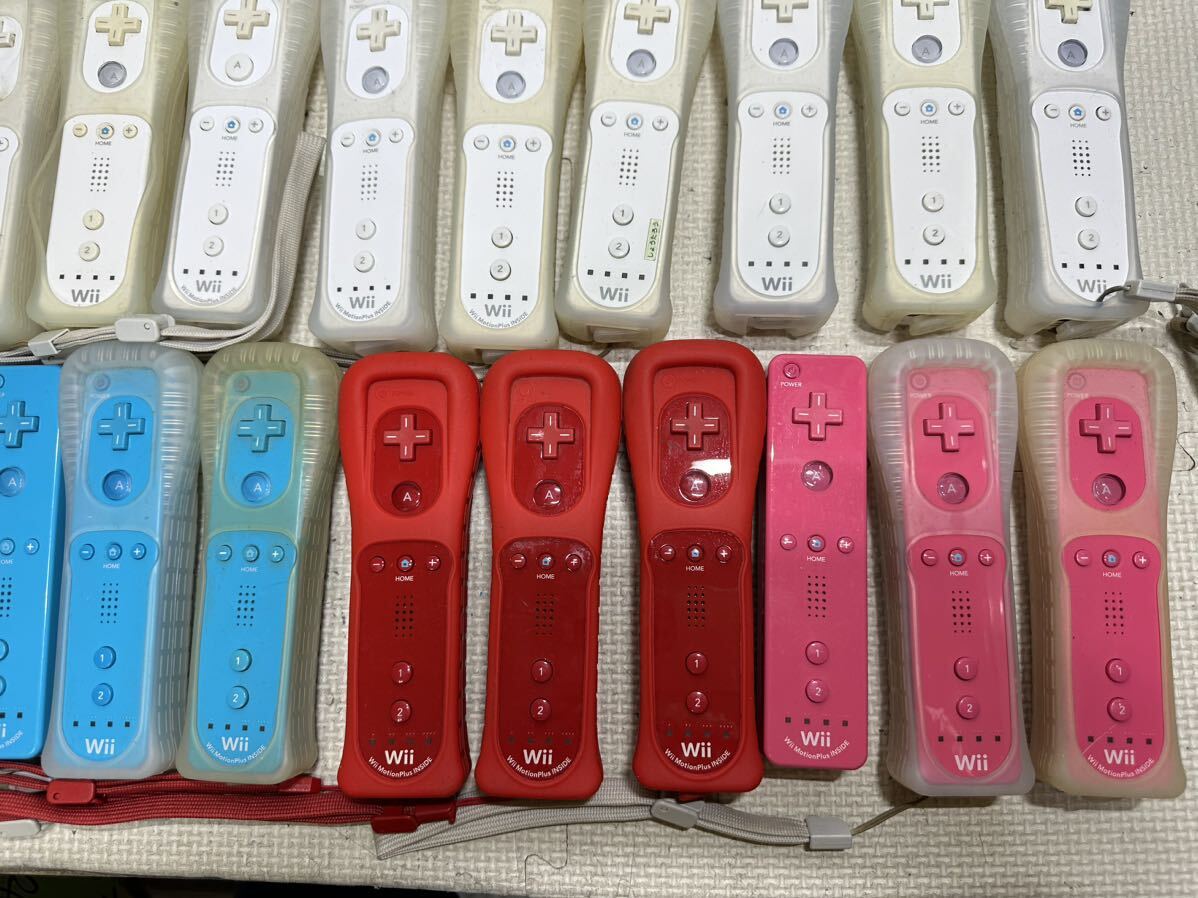 【ジャンク】 任天堂 Wii リモコン 50本 まとめ売り RVL-003の画像7