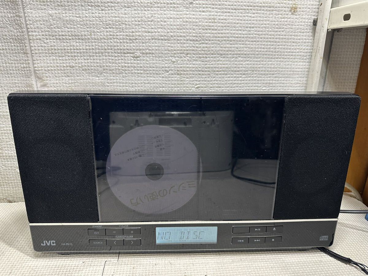 【まとめ売り】 CDラジオ SONY ZS-E30 / TOSHIBA TY-C23 Panasonic SC-HC29 Victor NX-PB10-B ステレオ CD 4点セット★通電確認済みの画像2