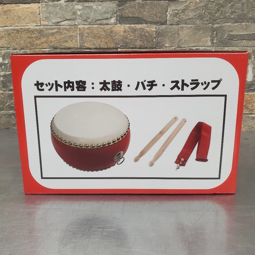 ♪♪4b037/18 キッズ 和太鼓 牛革 5個 セット 太鼓 バチ ストラップ まとめて 発表会 演奏 演奏会 未使用品 ♪♪の画像4