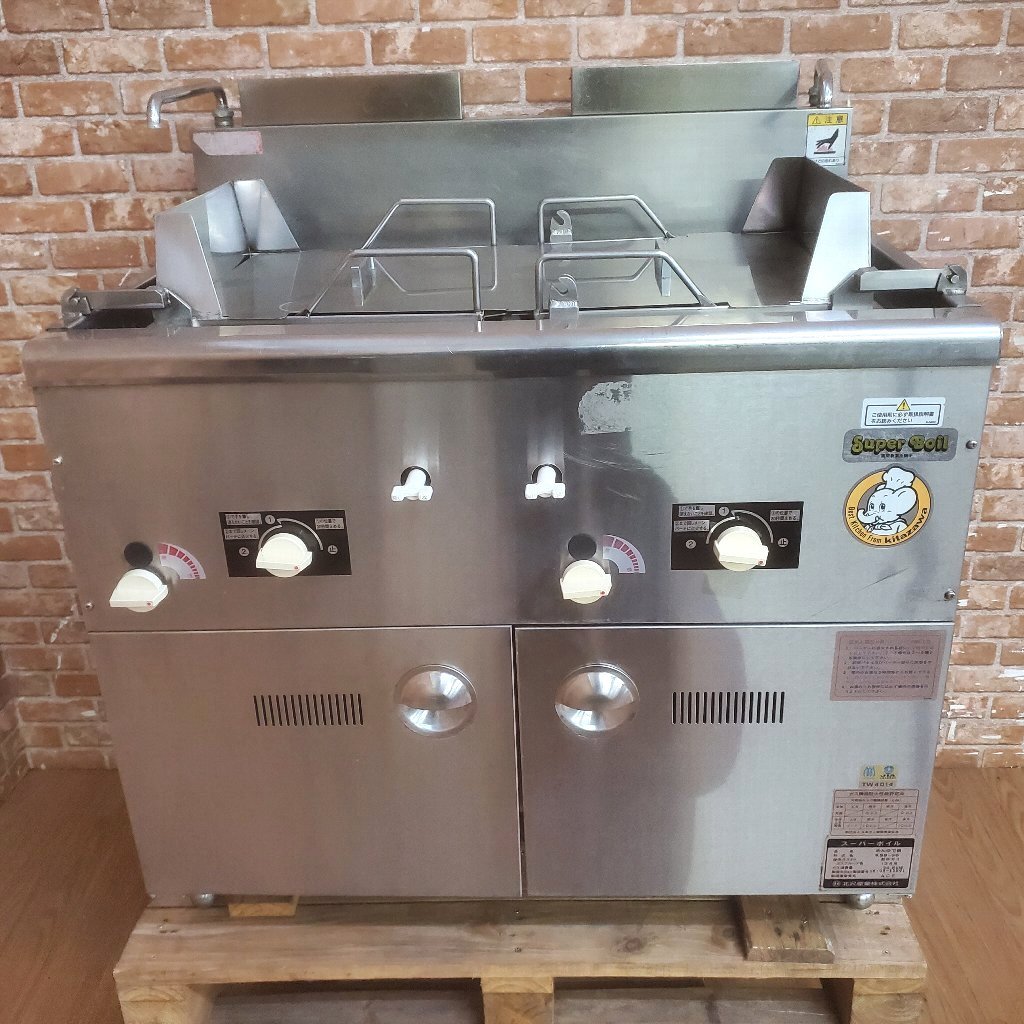 4c056 北沢産業 スーパーボイル ゆで麺機 KSB-96 湯量124L 蛇口 4c056 北沢産業 スーパーボイル ゆで麺機 KSB-96 湯量124L 蛇口