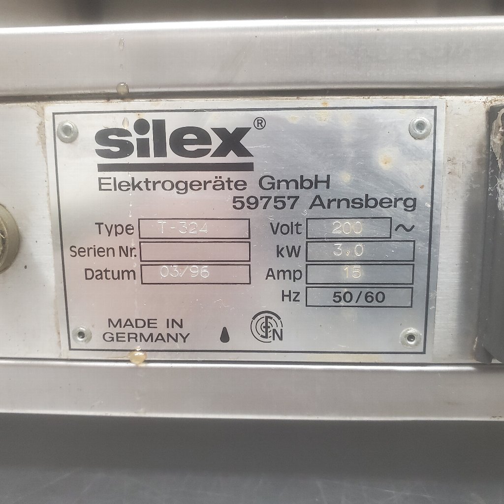 **4c082 Германия производства silex носорог Rex решётка механизм T-324 трехфазный 200V электрический хлеб беж ka Lee вафля настольный для бизнеса рабочее состояние подтверждено!**